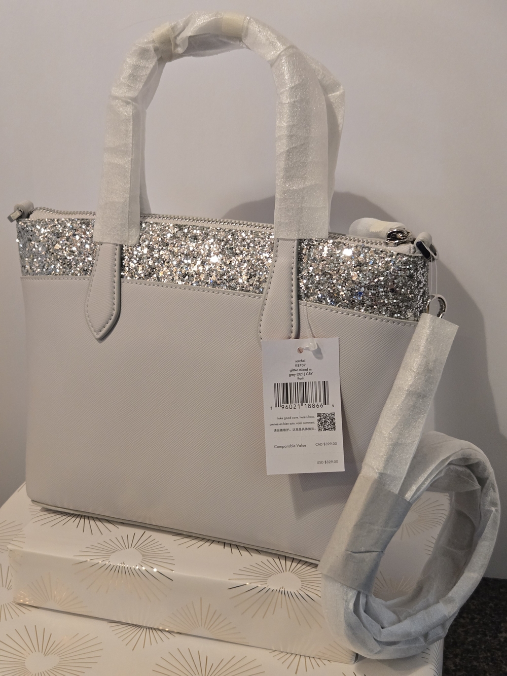🔥Kate Spade Flash Glitter Satchel
